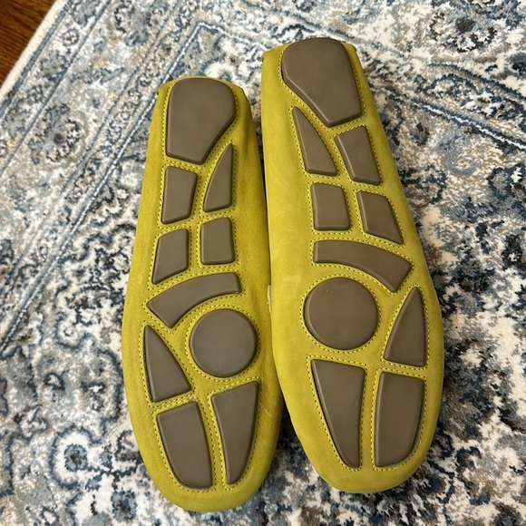 Charleston Shoe Company Lime/Chartreuse Loafers EUC - Picture 2 of 5